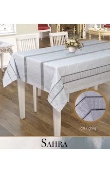 160x260 Cm Sahra Model Gri Polyester Ajurlu Keten Masa Örtüsü Tablecloth Dantelli Yemek Masası 160x260 Cm Sahra Model Gri Polyester Ajurlu Keten Masa Örtüsü Tablecloth Dantelli Yemek Masası