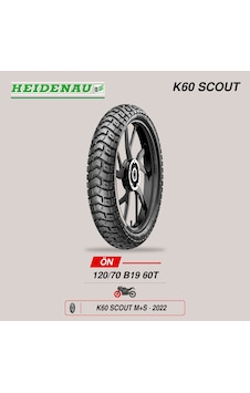 Heidenau K60 Scout M+s 120/70 B19 60t Ön Motosiklet Lastiği 2022 Heidenau K60 Scout M+s 120/70 B19 60t Ön Motosiklet Lastiği 2022