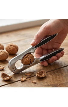 Paslanmaz Çelik Ceviz Kıracağı, Fındık Ve Badem İçin Metal Kabuk Kırma Aparatı, Ergonomik Siyah Tutma Saplı, Kaymaz Kavrama Destekli Mutfak Kıracağı Paslanmaz Çelik Ceviz Kıracağı, Fındık Ve Badem İçin Metal Kabuk Kırma Aparatı, Ergonomik Siyah Tutma Saplı, Kaymaz Kavrama Destekli Mutfak Kıracağı