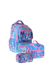 Kaukko Kids Coral Pembe - Mavi Renk Kız Çocuk Üçlü İlkokul Okul Çantası Seti/takımı - Setkk-l5323a Kaukko Kids Coral Pembe - Mavi Renk Kız Çocuk Üçlü İlkokul Okul Çantası Seti/takımı - Setkk-l5323a