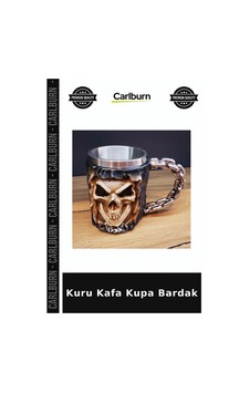 Kuru Kafa Kupa Bardak Masa Süsü Su Bardağı Korkunç Temalı Çok Renkli