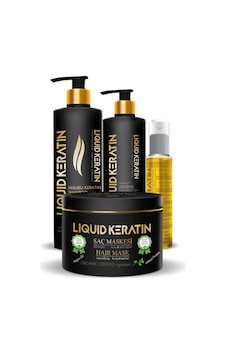 Liquid Keratin Kabaran ve Zor Taranan Saç Bakım Seti