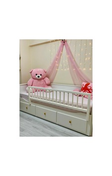 Divan 150x50 Beyaz Bariyer - Hemnes Divan Uyumlu Geçmeli Yatak Bariyeri, Trabzan, Korkuluk Beyaz - 736217559