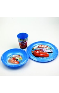 Cars 3'lü Beslenme Seti Kase tabak Bardak