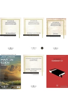 Kumarbaz + Beyaz Geceler + Otekı + Martın Eden + Genc Werther In Acıları + Fahrenheıt 451 6set