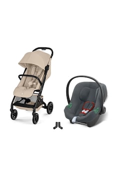 Cybex Beezy Travel Sistem Almond Beige & Aton Steel Grey Cybex Beezy Travel Sistem Almond Beige & Aton Steel Grey