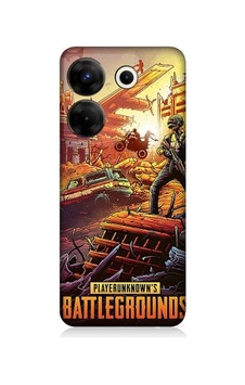 Tecno Camon 20s Pro Uyumlu Pubg Oyun Desenli Silikon Kılıf Tecno Camon 20s Pro Uyumlu Pubg Oyun Desenli Silikon Kılıf