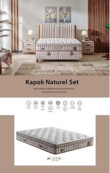 Bambi Kapok Naturel Yatak / Sadece Yatak