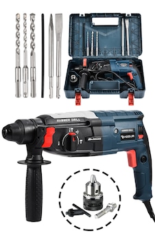Assur ASR501 2-28MM 850W Darbeli Kırıcı Delici Hilti Mavi Assur ASR501 2-28MM 850W Darbeli Kırıcı Delici Hilti Mavi