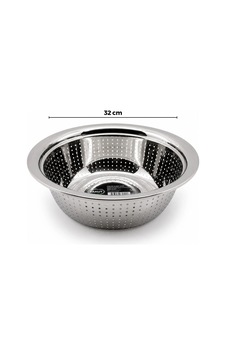 32cm Kulpsuz Paslanmaz Metal Sepet Süzgeç 5468 Renkli 32cm Kulpsuz Paslanmaz Metal Sepet Süzgeç 5468 Renkli