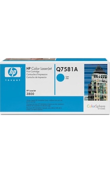 Hp Q7581A Mavi Toner Hp Q7581A Mavi Toner