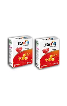 Ledapharma Ledafish Omega 3 1000Mg 30 Softgel Kapsül 2 Kutu Ledapharma Ledafish Omega 3 1000Mg 30 Softgel Kapsül 2 Kutu