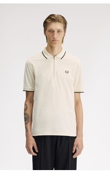 Fred Perry M2383 Crepe Pique Erkek Polo Tişört Ekru Fred Perry M2383 Crepe Pique Erkek Polo Tişört Ekru