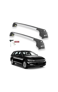 Turtle Volkswagen Passat Variant B8 2015-2023 Ara Atkı Air2 Gri