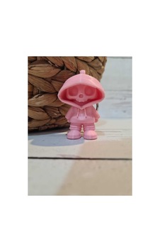 Kapşonlu Kafatası Anahtarlık Pembe Kapşonlu Kafatası Anahtarlık Pembe