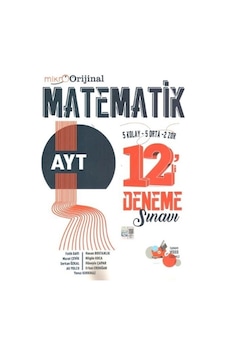 Orijinal Mikro Ayt Matematik 12'li Deneme Sınavı