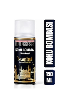 İstanbul Koku Bombası Klima Fresh Araç İçi Sprey 150 Ml Kalıcı Premium Koku Giderici İstanbul Koku Bombası Klima Fresh Araç İçi Sprey 150 Ml Kalıcı Premium Koku Giderici