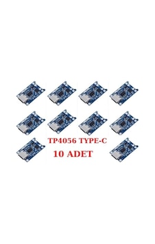 Tp4056 Type-C Usb 1S 3.7V Li-İon Pil Şarj Devresi (10 Adet) Tp4056 Type-C Usb 1S 3.7V Li-İon Pil Şarj Devresi (10 Adet)