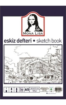 Mona Lısa Eskiz Defteri 50 Yaprak A5 120 Gr Mona Lısa Eskiz Defteri 50 Yaprak A5 120 Gr