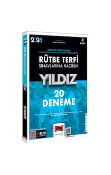 Yargı Yayınları 2026 Rütbe Terfi Sınavlarına Hazırlık Yıldız 20 Deneme Yargı Yayınları 2026 Rütbe Terfi Sınavlarına Hazırlık Yıldız 20 Deneme