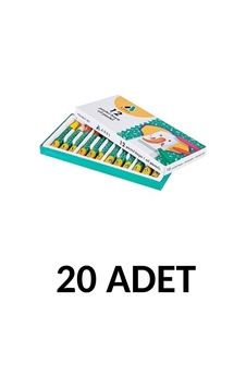 20 Adet 12 Renk Pastel Boya 12 Renk