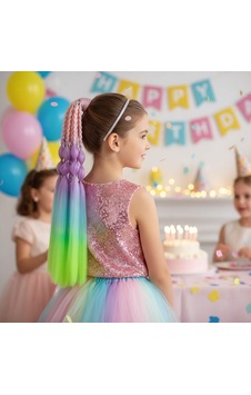 Balon Ve Düz Salaş Örgülü Lastikli At Kuyruğu - Acm18 Aklby-bsva58 Diğer Balon Ve Düz Salaş Örgülü Lastikli At Kuyruğu - Acm18 Aklby-bsva58 Diğer