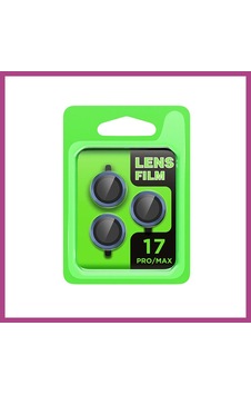 Gees Global İphone 17 Pro Uyumlu Raze Metal Kamera Lens - Koyu Mavi Gbzs Gees Global İphone 17 Pro Uyumlu Raze Metal Kamera Lens - Koyu Mavi Gbzs