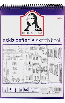 Mona Lisa Profesyonel Eskiz Defteri A4 Ebat 120 G 50 Sayfa Mona Lisa Profesyonel Eskiz Defteri A4 Ebat 120 G 50 Sayfa