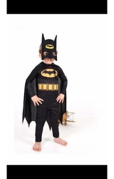 Dıgıl Batman Çocuk Kostümü Siyah