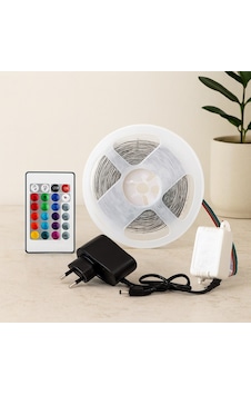 4.5 M Rgb Led Şerit 54 Led/m Kumandalı Adaptörlü Çok Renkli 4.5 M Rgb Led Şerit 54 Led/m Kumandalı Adaptörlü Çok Renkli