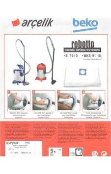 Beko Uyumlu Robotto Süpürge Toz Torbası Beko Uyumlu Robotto Süpürge Toz Torbası