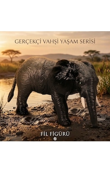 Yumuşak Soft Sesli Vahşi Hayvanlar Dünyası 27 Cm - Fil