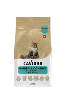 Caviara Tüy Yumağı Kontrolü Hairball Destekli Somonlu Yetişkin Kedi Maması 1,5 Kg Caviara Tüy Yumağı Kontrolü Hairball Destekli Somonlu Yetişkin Kedi Maması 1,5 Kg