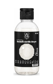 Elmas Beyaz Sedefli Akrilik Boya 50 Ml