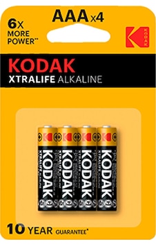 Kodak Xtralife Alkalin İnce Pil 4'lü Kodak Xtralife Alkalin İnce Pil 4'lü