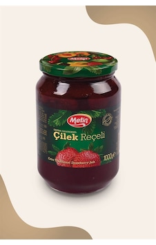 Metin Çilek Reçeli Cam 1 KG