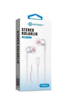 Erdo Ticaret Type-c Stereo Kablolu Kulaklık Beyaz Arb-714 Erdotıca "kablolu Kulaklık" Erdo Ticaret Type-c Stereo Kablolu Kulaklık Beyaz Arb-714 Erdotıca "kablolu Kulaklık"