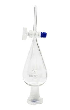 Ayırma Hunisi Musluklu Armudi Form Borosilikat 3.3 Cam - 100 Ml Ayırma Hunisi Musluklu Armudi Form Borosilikat 3.3 Cam - 100 Ml