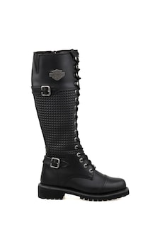 Harley Davidson Siyah Kadın Günlük Çizme 025Z100533-Tıny-Black-De Siyah Harley Davidson Siyah Kadın Günlük Çizme 025Z100533-Tıny-Black-De Siyah