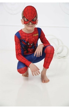 Lolliboomkids Erkek Çocuk Spiderman Örümcek Adam Kostüm Kırmızı - Lacivert Lolliboomkids Erkek Çocuk Spiderman Örümcek Adam Kostüm Kırmızı - Lacivert