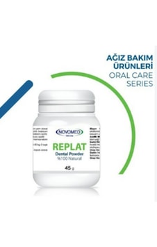 Novomed Replat Kedi Köpek Fırçasız Diş Temizleme Ve Tartar Giderici Toz 45 G Novomed Replat Kedi Köpek Fırçasız Diş Temizleme Ve Tartar Giderici Toz 45 G