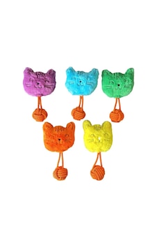 Sesli Peluş İpli Mutlu Kedi Köpek Oyuncağı 26 Cm Çeşitli Renklerde Sesli Peluş İpli Mutlu Kedi Köpek Oyuncağı 26 Cm Çeşitli Renklerde