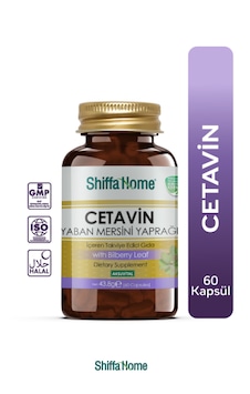 Shiffa Home Cetavin Yaban Mersini Yaprağı 60 Kapsül Takviye Edici Gıda Shiffa Home Cetavin Yaban Mersini Yaprağı 60 Kapsül Takviye Edici Gıda