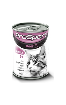 Prosport Chunk Sığır Etli Yetişkin Kedi Konserve Mama 400 G Prosport Chunk Sığır Etli Yetişkin Kedi Konserve Mama 400 G