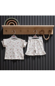 Tiffany Baby & Kids Tiffany Baby Purple Grape Theme Şortlu Takım 47104 Ekru Tiffany Baby & Kids Tiffany Baby Purple Grape Theme Şortlu Takım 47104 Ekru