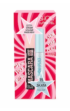 Show By Pastel Show Your Mascara Ve Show Your Peace - Transparan Kaş Ve Kirpik Maskarası 000 Black Show By Pastel Show Your Mascara Ve Show Your Peace - Transparan Kaş Ve Kirpik Maskarası 000 Black