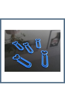 Buradabulabilirsin 3d Baskı Kalp Figürlü Ataç - 10lu Set - Mavi Bbz Buradabulabilirsin 3d Baskı Kalp Figürlü Ataç - 10lu Set - Mavi Bbz