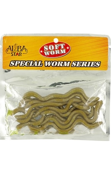 Albastar Soft Special Worm 10cm Sahte Kurt Haki Albastar Soft Special Worm 10cm Sahte Kurt Haki