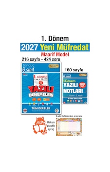 6. Sınıf 2027 1. Dönem Yazılı Notları Denemeleri 6. Sınıf 2027 1. Dönem Yazılı Notları Denemeleri