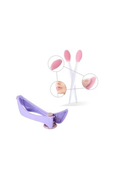 2 Adet Dudak Burun Fırçası Peeling Etkili Gözenek Siyah Nokta Temizleyici Çift Fırça + Yüz Tüy Alma 2 Adet Dudak Burun Fırçası Peeling Etkili Gözenek Siyah Nokta Temizleyici Çift Fırça + Yüz Tüy Alma